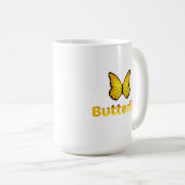 Schmetterling Kaffeetasse (VorderseiteRechts)