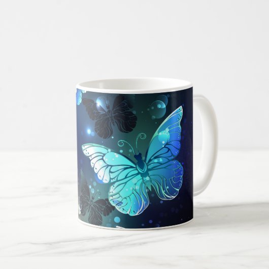 Schmetterling Kaffeetasse (VorderseiteRechts)
