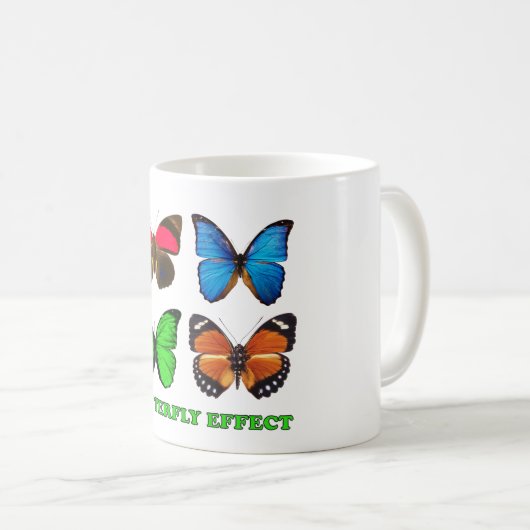 Schmetterling Kaffeetasse (VorderseiteRechts)