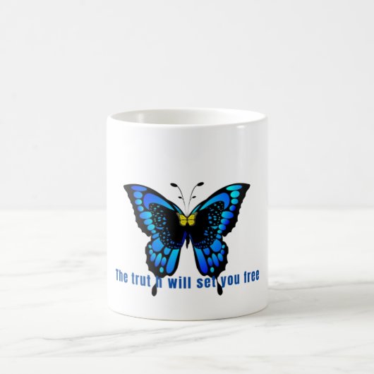 Schmetterling Kaffeetasse (Mittel)
