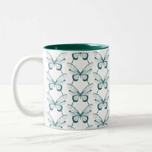 Schmetterling Kaffeetasse (Links)