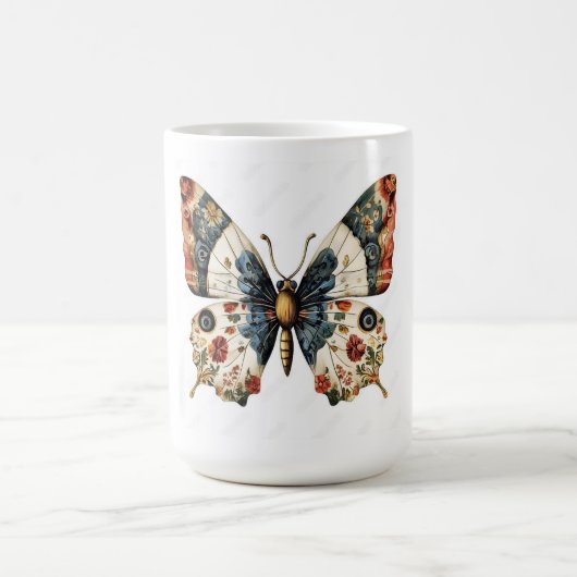 Schmetterling Kaffeetasse (Mittel)