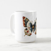 Schmetterling Kaffeetasse (Vorderseite Links)
