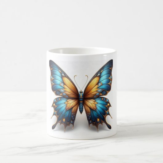 Schmetterling Kaffeetasse (Mittel)