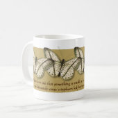 Schmetterling Kaffeetasse (Vorderseite Links)