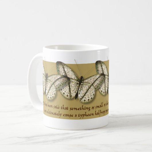Schmetterling Kaffeetasse (Vorderseite Links)