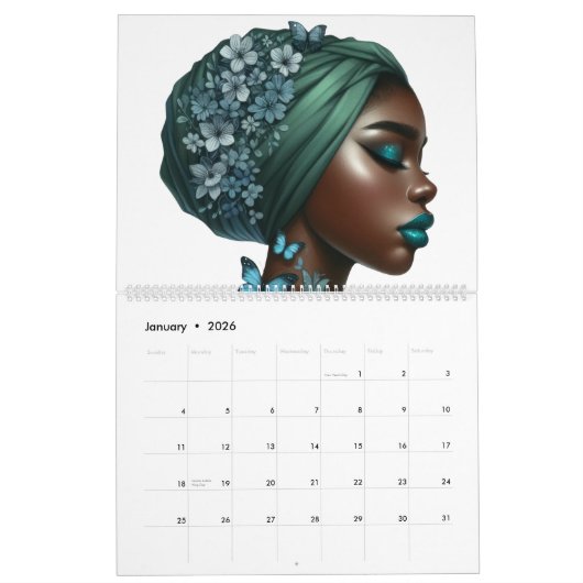 Schmetterling Kalender (Jan 2026)