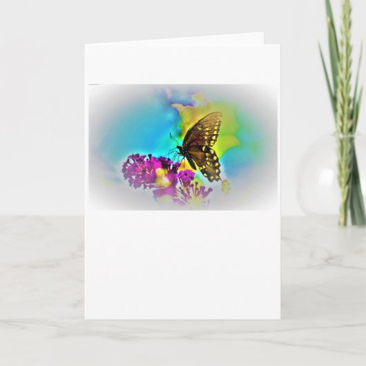 Schmetterling, Karte (Vorderseite)