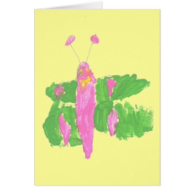 Schmetterling-Karte (Vorne)