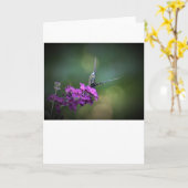 Schmetterling, Karte (Gelbe Blume)