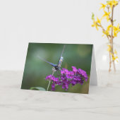 Schmetterling, Karte (Gelbe Blume)