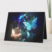 Schmetterling Karte (Rückseite)