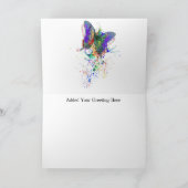 Schmetterling Karte (Innenseite)