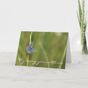 Schmetterling Karte