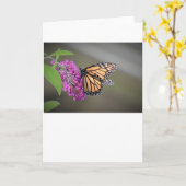 Schmetterling, Karte (Gelbe Blume)