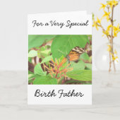 Schmetterling Karte (Gelbe Blume)