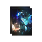 Schmetterling Karte (Vorderseite/Rückseite Beispiel)