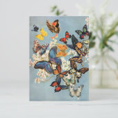 Schmetterling Karte (Stehend Vorderseite)