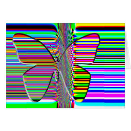 Schmetterling Karte OPkunst