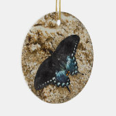 Schmetterling-Keramik Keramik Ornament (Rechts)