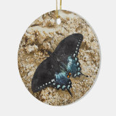 Schmetterling-Keramik Keramik Ornament (Links)