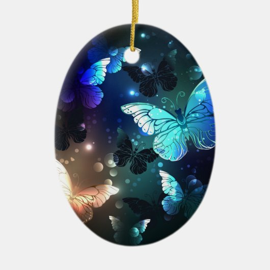Schmetterling Keramik Ornament (Vorne)