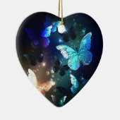 Schmetterling Keramik Ornament (Rechts)