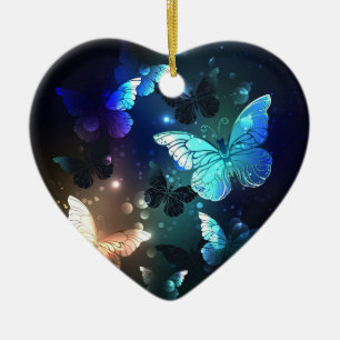 Schmetterling Keramik Ornament