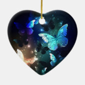 Schmetterling Keramik Ornament (Hinten)