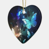 Schmetterling Keramik Ornament (Links)