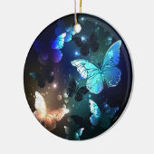 Schmetterling Keramik Ornament (Links)
