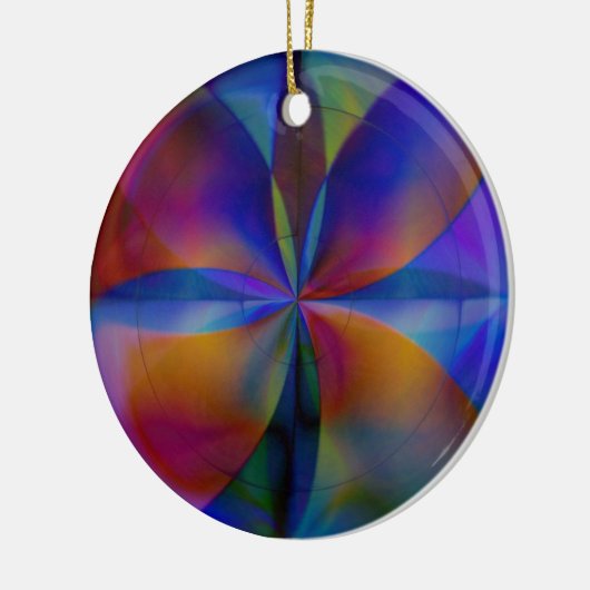 Schmetterling Keramik Ornament (Links)