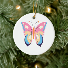Schmetterling Keramik Ornament
