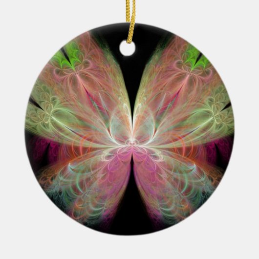 Schmetterling Keramik Ornament (Vorne)