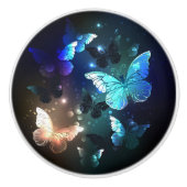 Schmetterling Keramikknauf (Vorderseite)