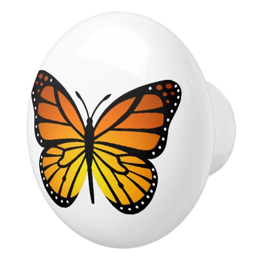 Schmetterling Keramikknauf (Rechts)