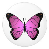 Schmetterling Keramikknauf (Vorderseite)
