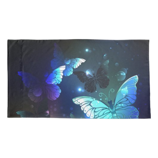 Schmetterling Kissenbezug (Rückseite-Links)