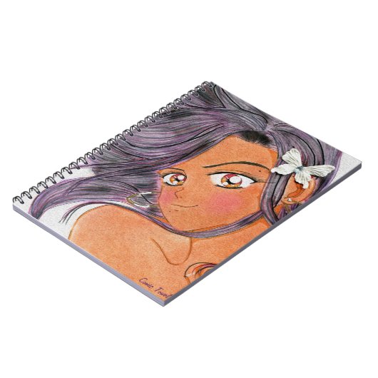 Schmetterling Klip Notizblock (Linke Seite)