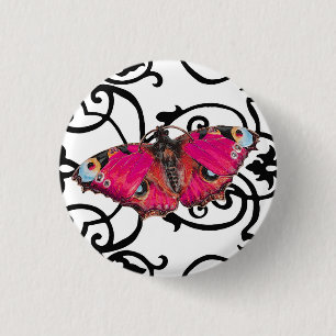 Schmetterling ~ Knopf Button