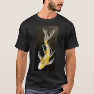 Schmetterling Koi Gelb T-Shirt