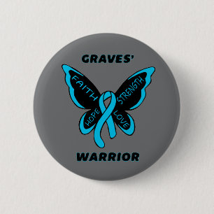 Schmetterling/Krieger...Gräber Button