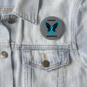 Schmetterling/Krieger...Gräber Button (Beispiel)