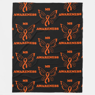 Schmetterling/Krieger...MS Fleece Blanket