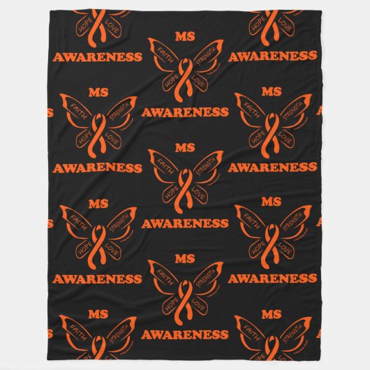 Schmetterling/Krieger...MS Fleece Blanket (Vorderseite)