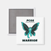 Schmetterling/Krieger...PCOS Magnet (Vorderseite/Rückseite)
