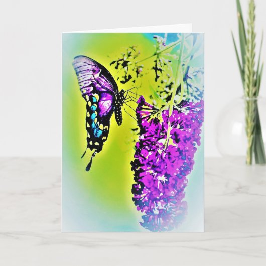 Schmetterling / Kunst, Karte (Vorderseite)