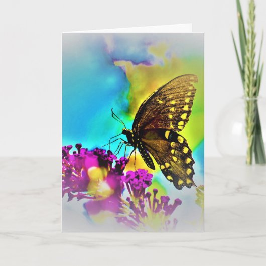 Schmetterling / Kunst, Karte (Vorderseite)