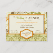 Schmetterling küsst reizend Visitenkarte (Rückseite)