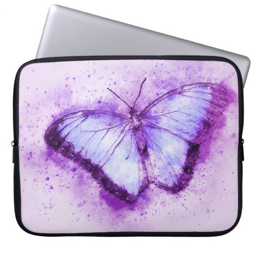 Schmetterling Laptopschutzhülle (Vorderseite)